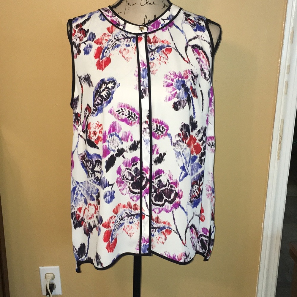 Liz Claiborne Piped Blouse